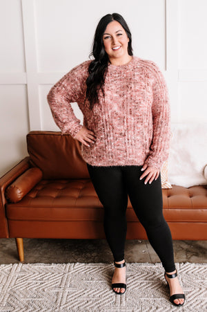 Better Together Sweater In Dusty Pink