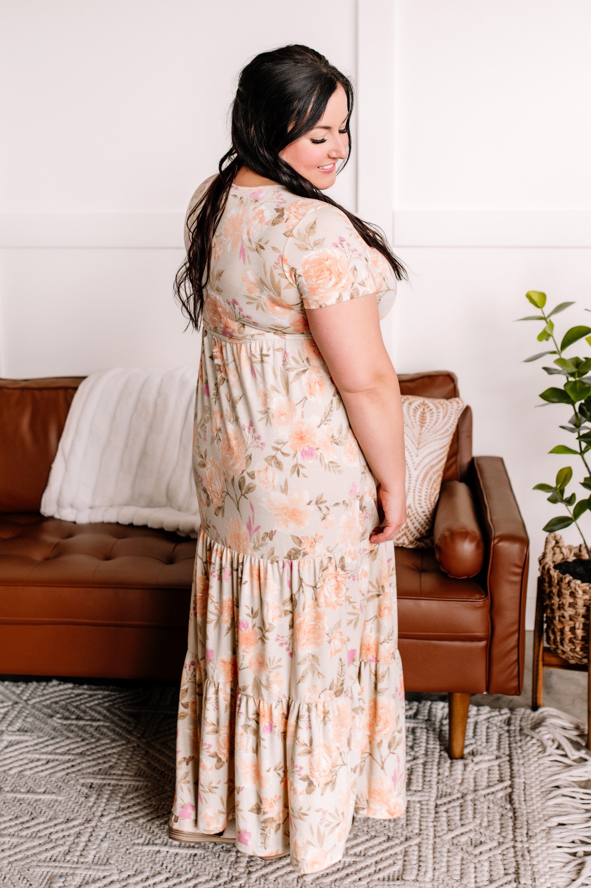 Just What You're Looking For Maxi Dress In Vintage Floral
