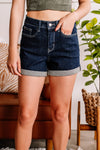 Everyday Classic Cuffed Shorts By Judy Blue