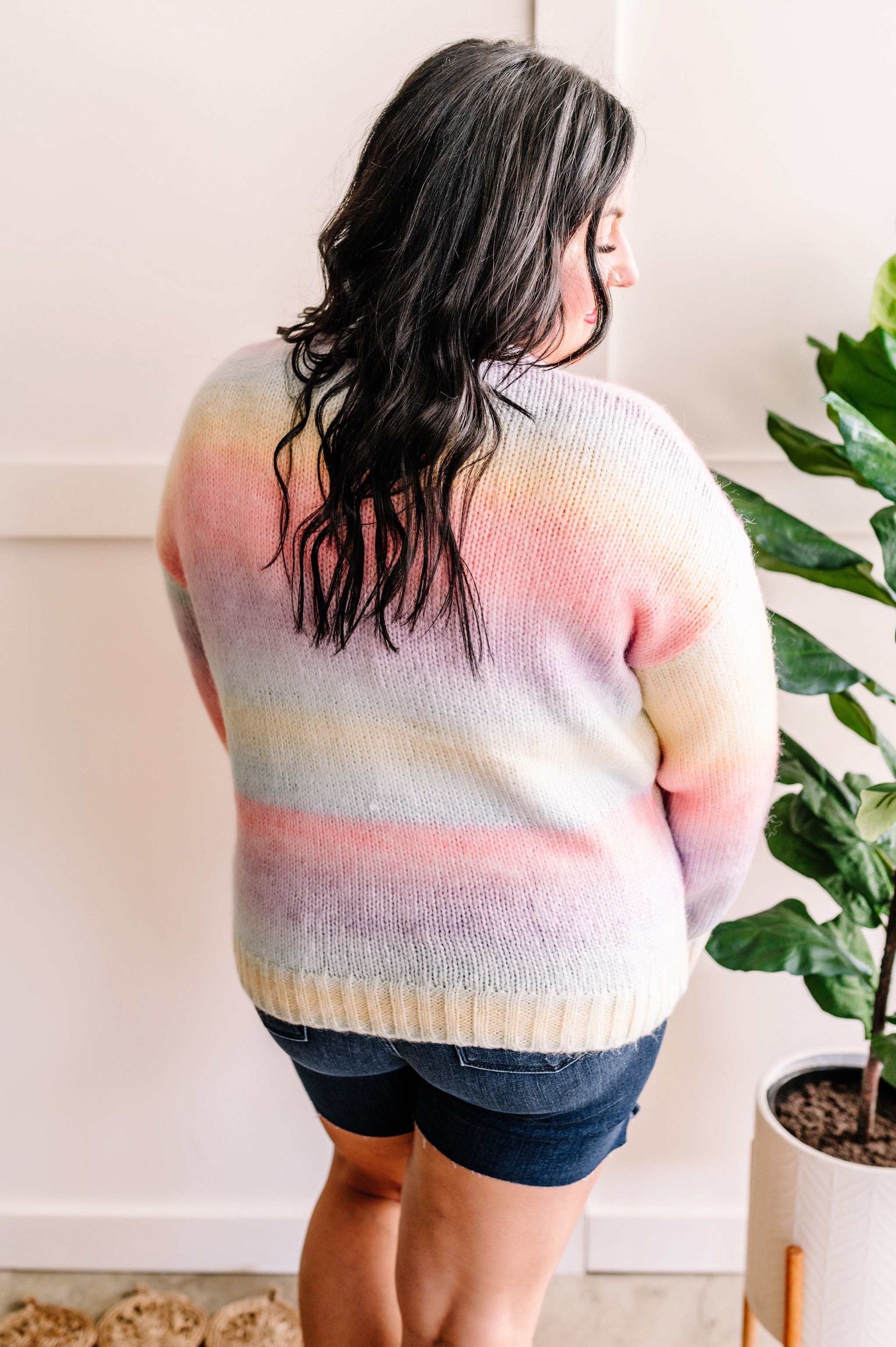 Knit Sweater In Soft Unicorn