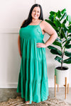 Tiered Maxi Dress In Tropical