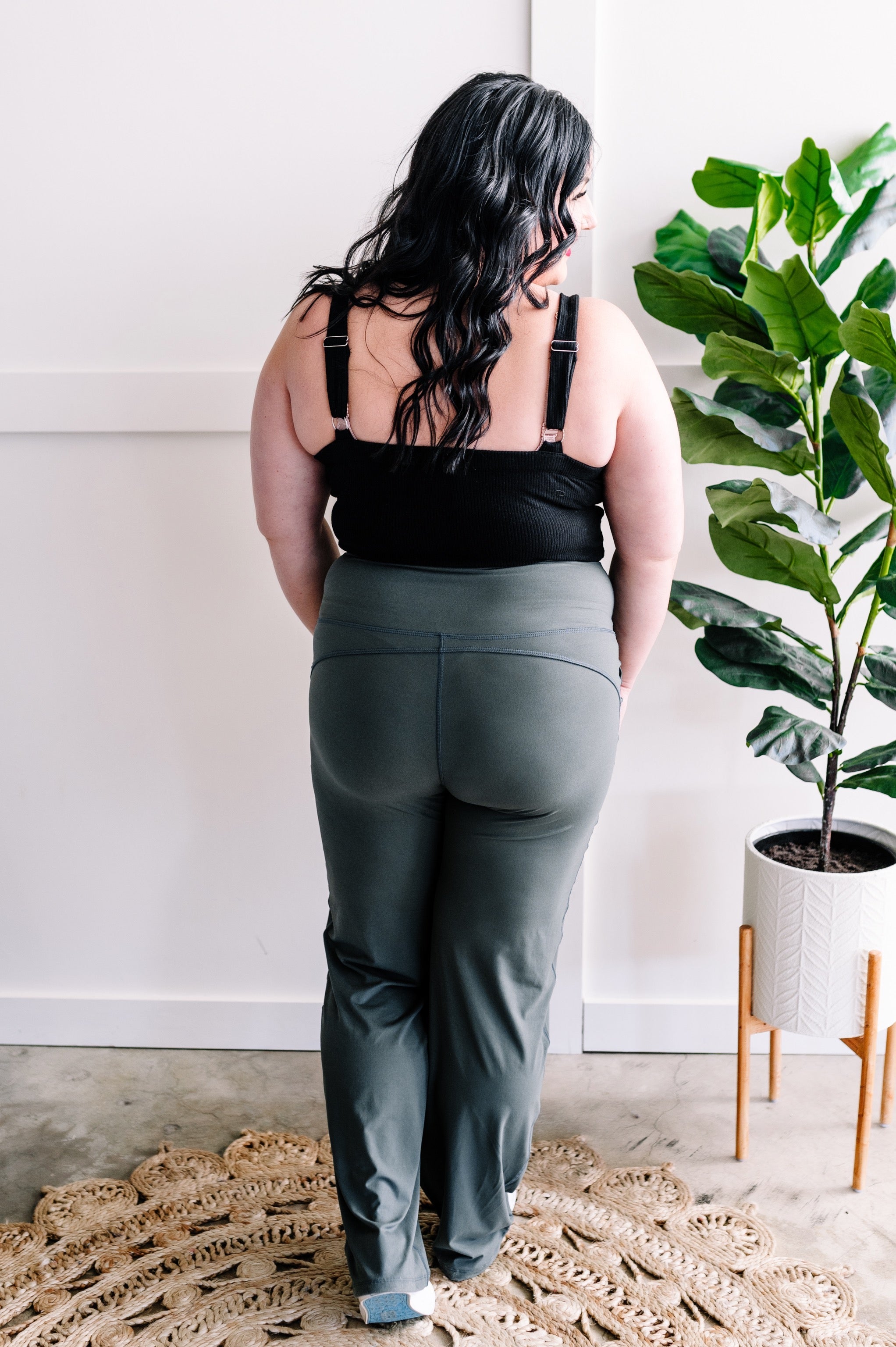 Yoga Pants In Smoked Spruce