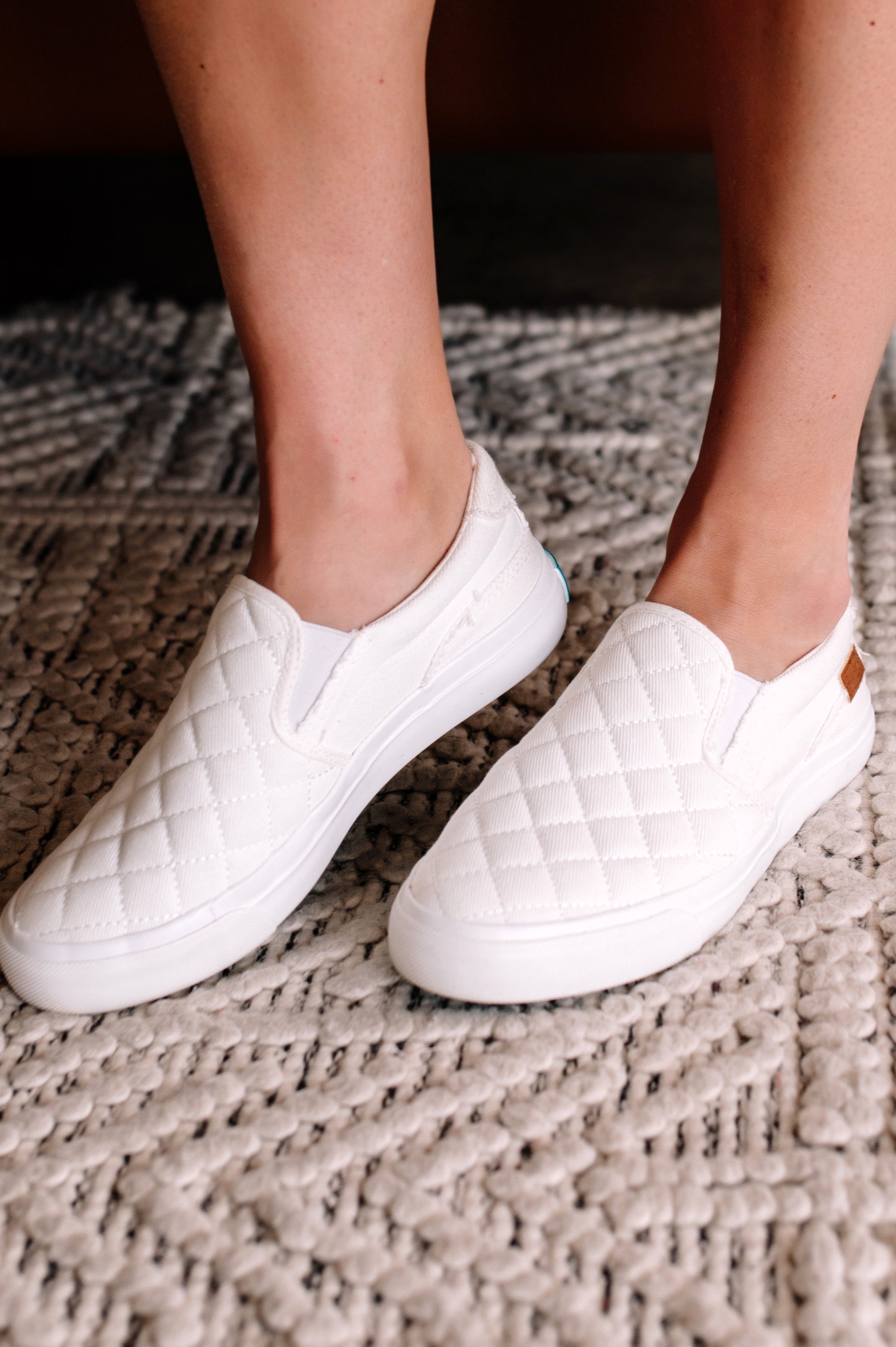 Blowfish Hipster Slip On Shoes In White