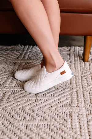 Blowfish Hipster Slip On Shoes In White