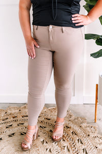 Hyperstretch Skinny Jeans In Classic Tan