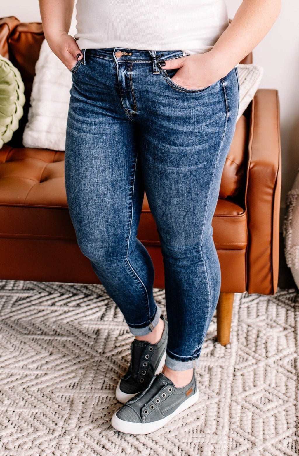 All Rise Classic Judy Blue Skinny Jeans