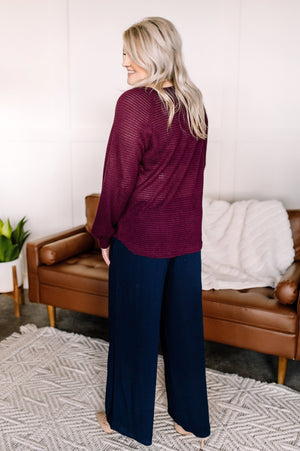 Quick On The Drawstring Dress Pants In Navy