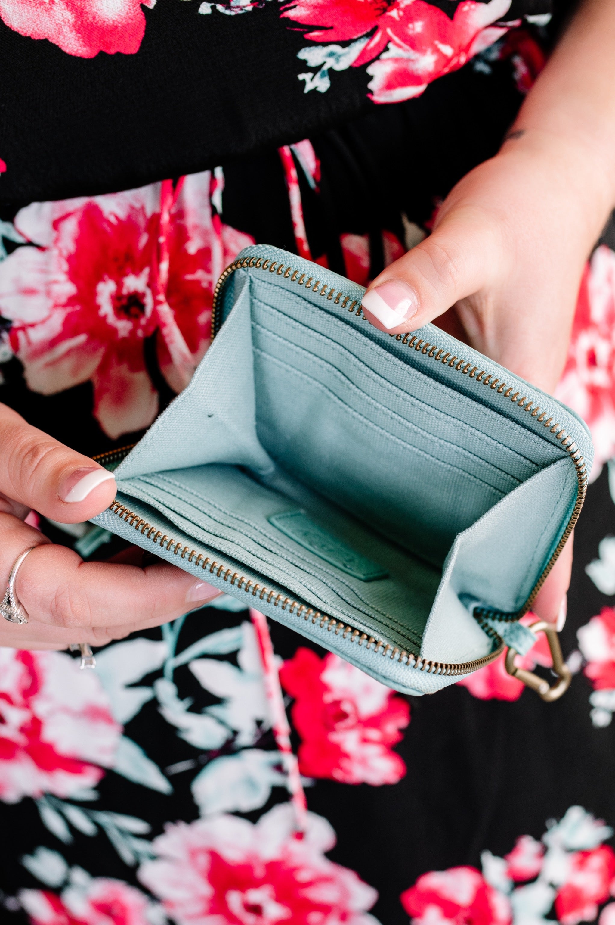 Joy Susan Mini Pixie Wallet In Mint