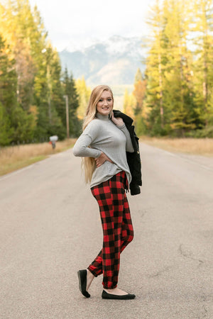 Winter In The Rockies Plaid Joggers