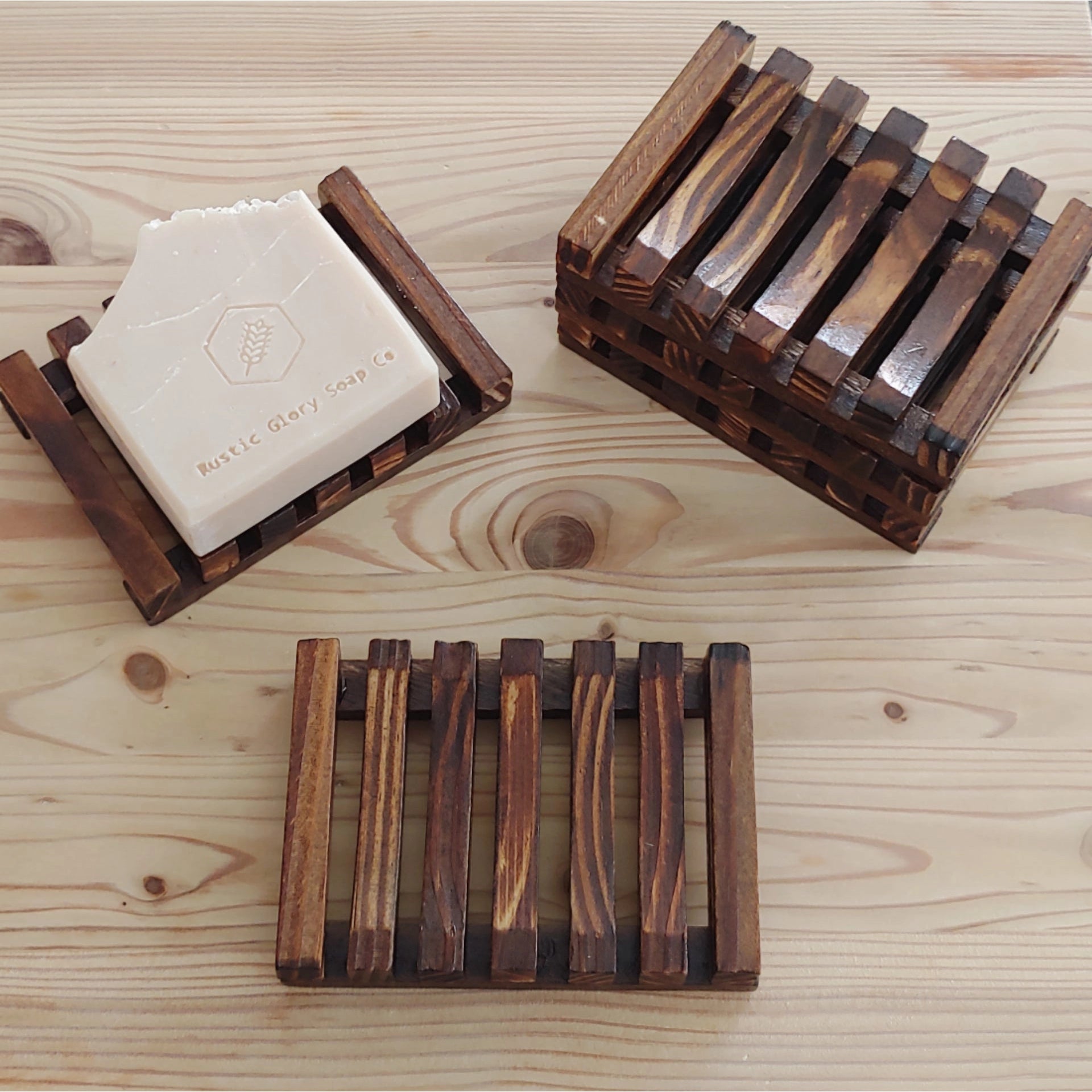 Wooden Soap Deck By Rustic Glory Soap Company