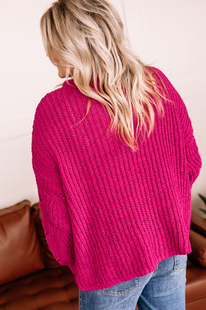Pretty In Magenta Sweater