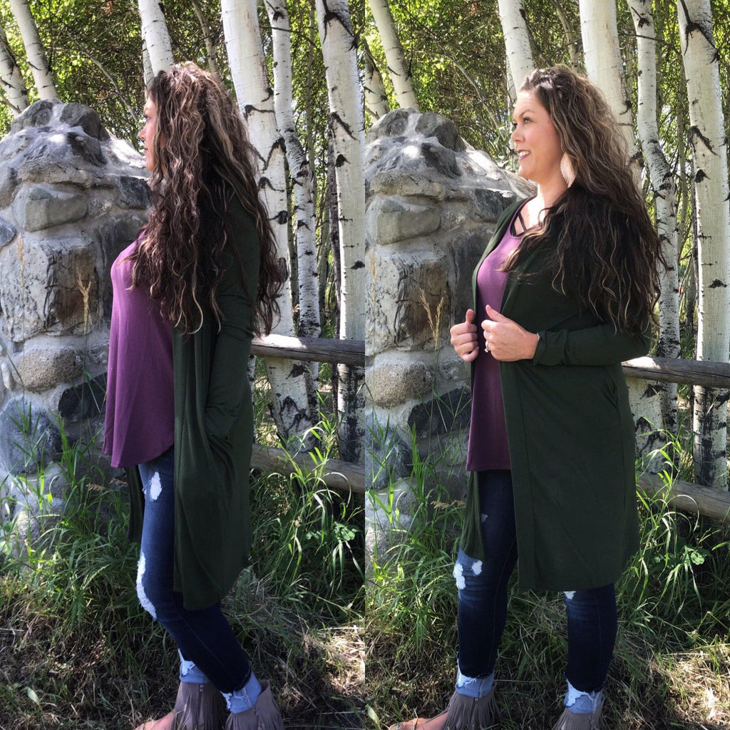Montanna Duster Army Green