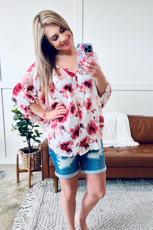 Crazy Little Thing Called Love Floral Blouse